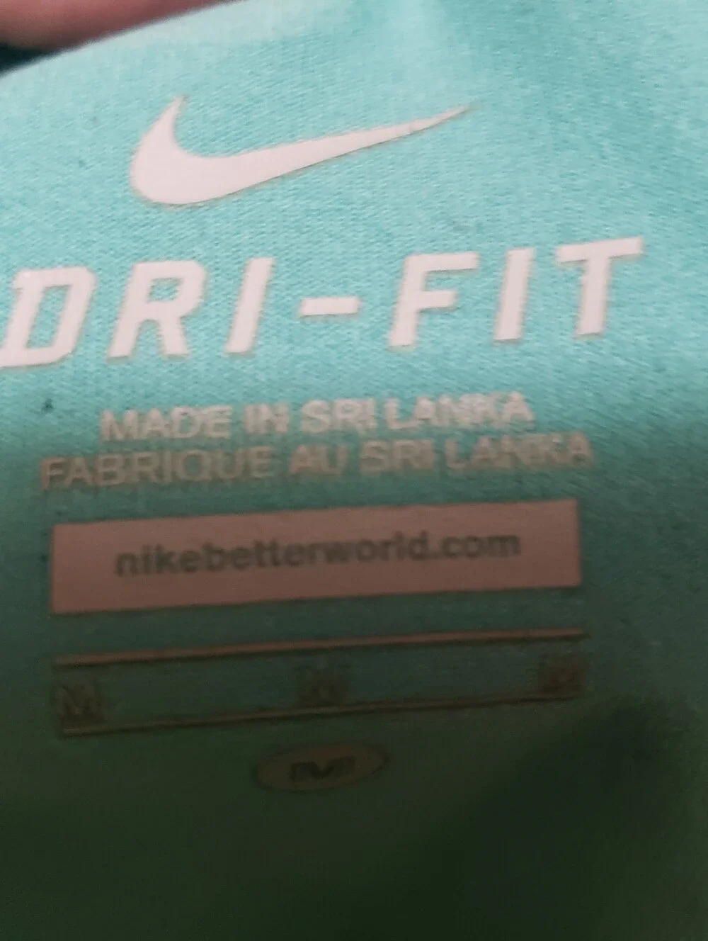NIKE Dri-Fit Recycled Fabric Capri Leggings Med Sustainable Activewear